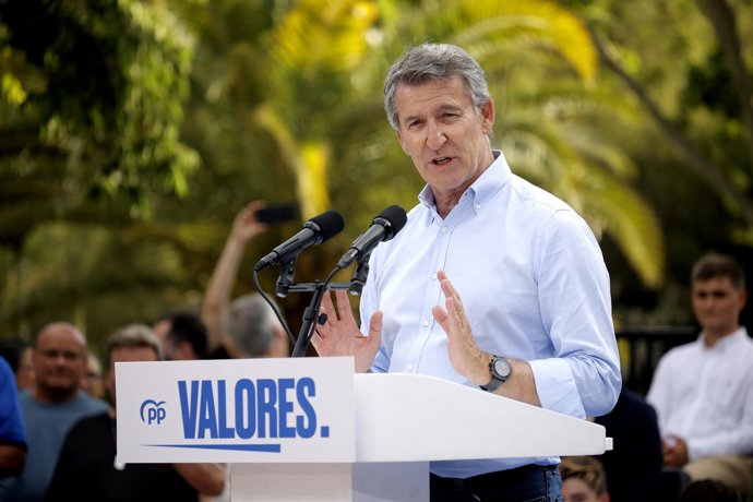 El presidente del Partido Popular, Alberto Núñez Feijóo, en imagen de archivo