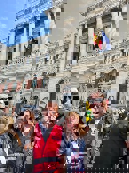 Concentración de UAGN en Madrid para pedir apoyo al sector cerealista.