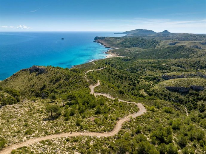 Un paraje natura en la costa.