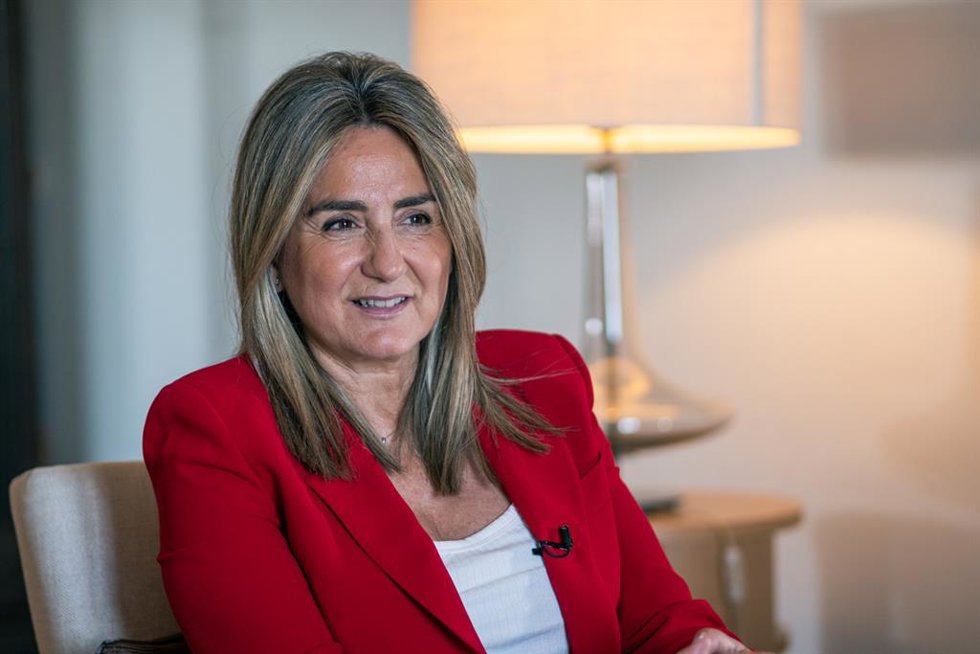 Archivo - La delegada del Gobierno en Castilla-La Mancha, Milagros Tolón, en entrevista con Europa Press