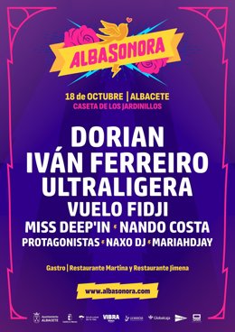 Cartel del festival 'Albasonora 2025'.