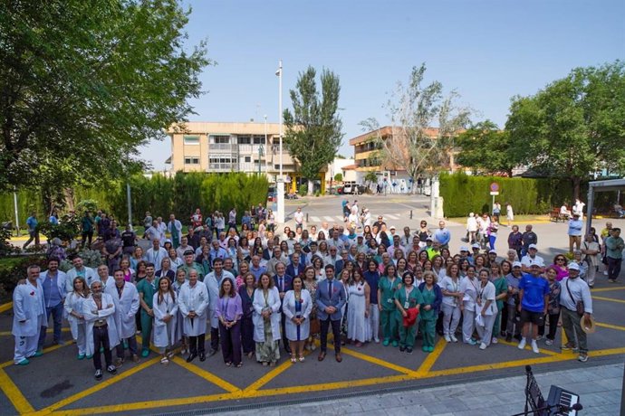Acto con el delegado de Salud y Consumo de la Junta en Granada, Indalecio Sánchez-Montesinos, con motivo del Día del Donante