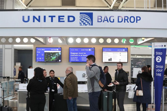 Imagem de arquivo de um aeroporto dos EUA.