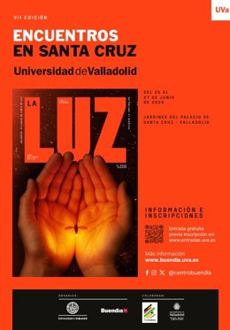 Cartel de los VII Encuentros en Santa Cruz en Valladolid.