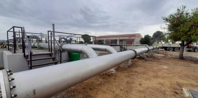 Archivo - Una tubería de agua en imagen de archivo