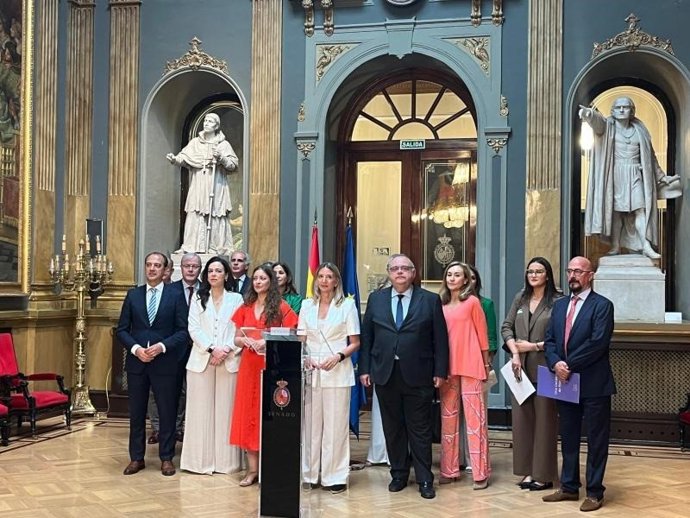 Martín defiende en el Senado "una reforma urgente con medidas estructurales para garantizar el futuro de la Sanidad"