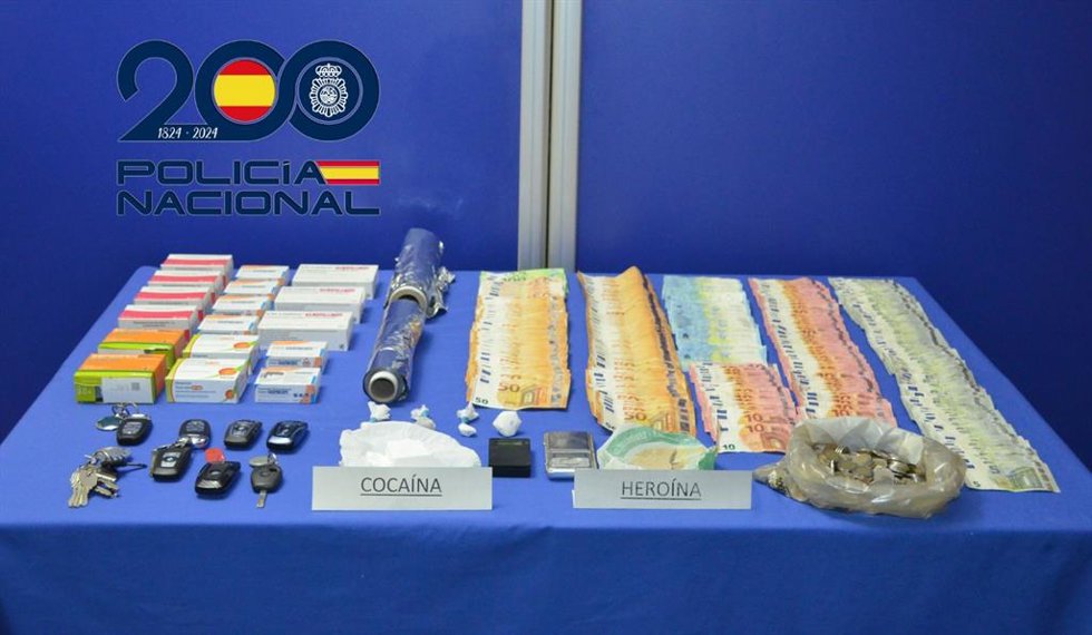 Material incautado.