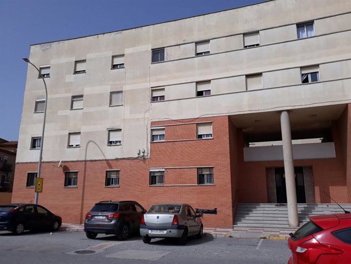 Viviendas en la calle Punto Ribot en La Línea de la Concepción.