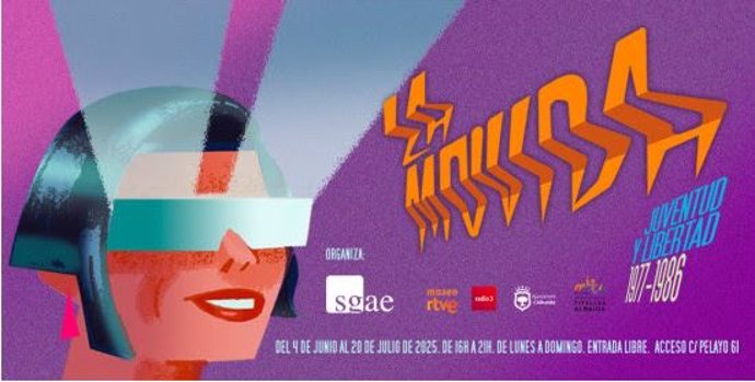 Cartel de la exposición 'La movida' de la SGAE.