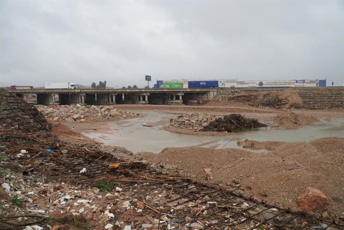 Archivo - Arxiu - Barranco del Poyo a les 12.40 hores del 5 de març.