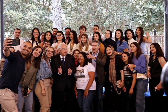 El líder del Partido Popular, Alberto Núñez Feijóo, visita Melilla