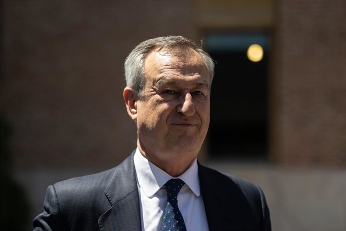 El CEO del Banco Sabadell, César González-Bueno, durante la primera jornada del VI Foro Internacional Expansión, en el Parador de Alcalá de Henares, a 21 de mayo de 2025, en Alcalá de Henares, Madrid (España). El foro, organizado por el diario económico, 