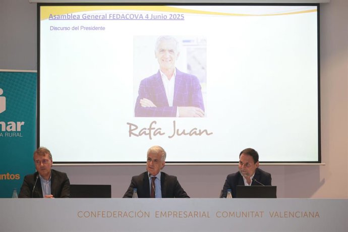 Rafael Juan es reelegido como presidente de FEDACOVA