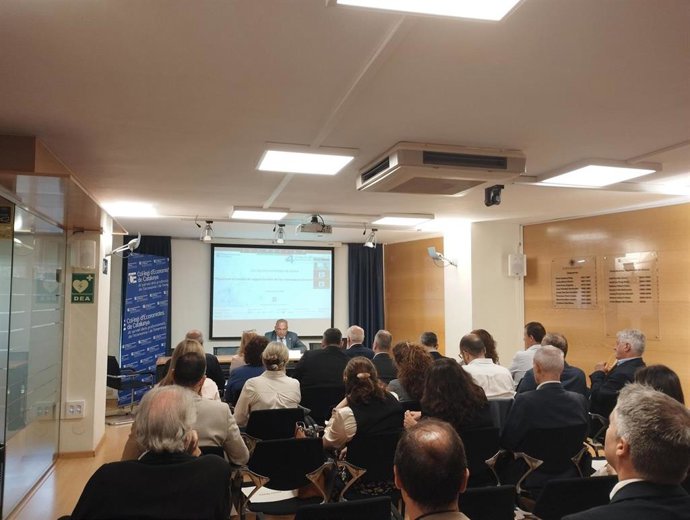 Imagen del cuarto Congrés d'Economia i Empresa de Catalunya del Col·legi d'Economistes de Catalunya.