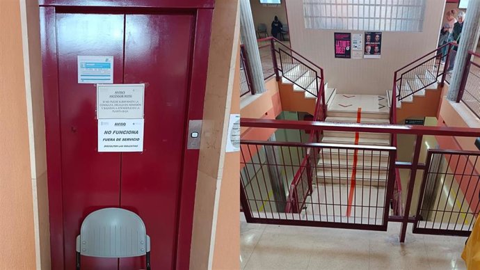 Cocemfe alerta de que el ascensor del centro de salud de Ciudad Jardín lleva "más de tres meses" sin funcionar