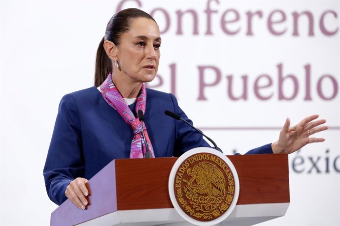 2 de junho de 2025, Cidade do México, Cdmx, México: A Presidente do México, Claudia Sheinbaum Pardo, fala durante uma conferência informativa sobre a participação de mais de 13 milhões de cidadãos na primeira eleição do Poder Judiciário, em 2 de junho de 