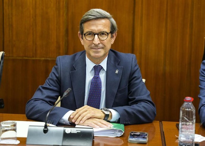 El consejero de Industria, Energía y Minas, Jorge Paradela, en comisión parlamentaria.