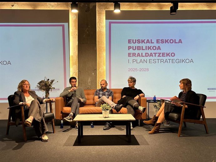 Presentación a la comunidad educativa del I Plan Estratégico para la Transformación de la Escuela Pública Vasca 2025-2028