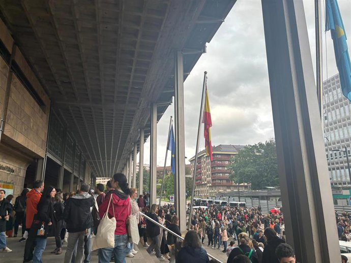 Protesta de docentes en el Easmu