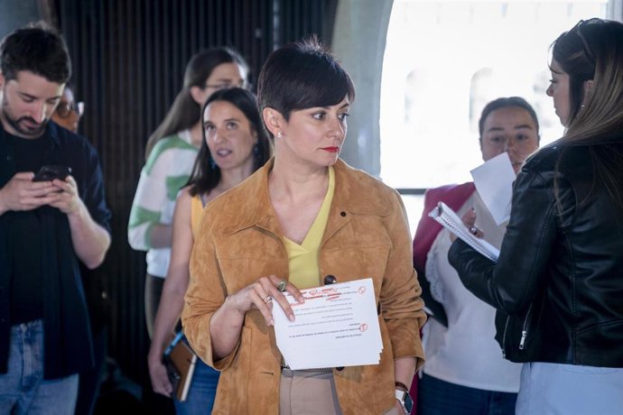 La ministra de Vivienda y Agenda Urbana, Isabel Rodríguez.