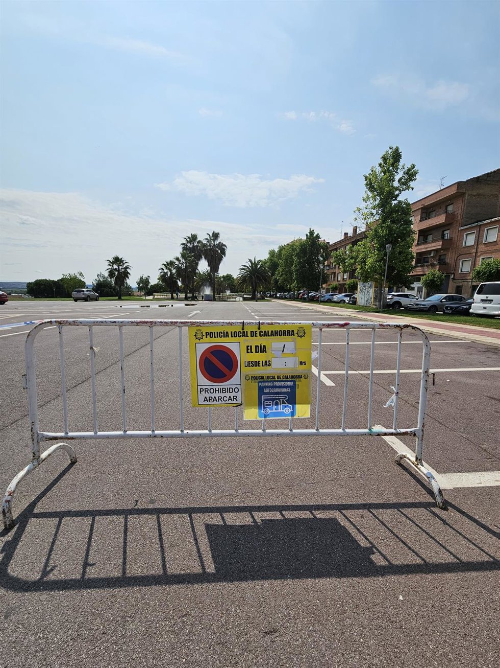 La zona de autocaravanas se traslada al aparcamiento de la Era Alta hasta el 13 de julio con motivo de la celebración de los Festivales Gran Reserva y Holika