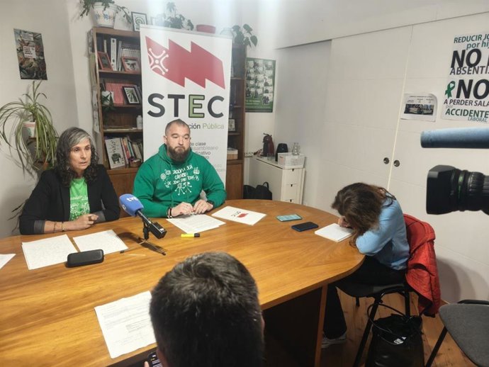 Rueda de prensa del STEC