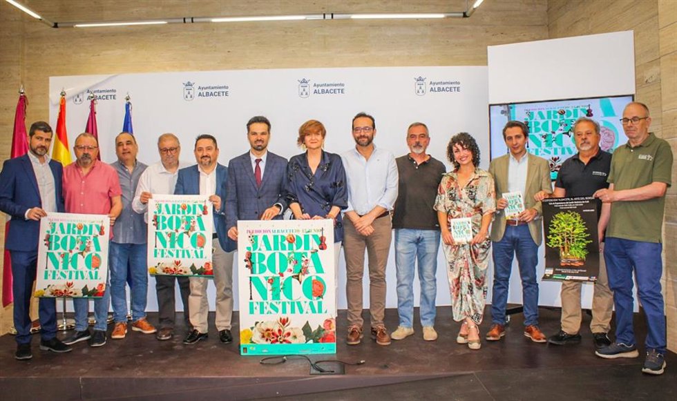 Presentación de la programación del IV Festival del Jardín Botánico de Albacete.