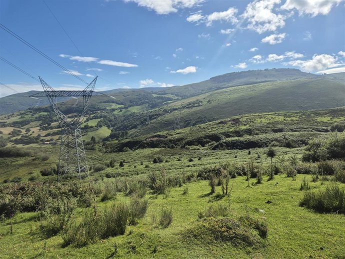 Zona del parque eólico El Escudo