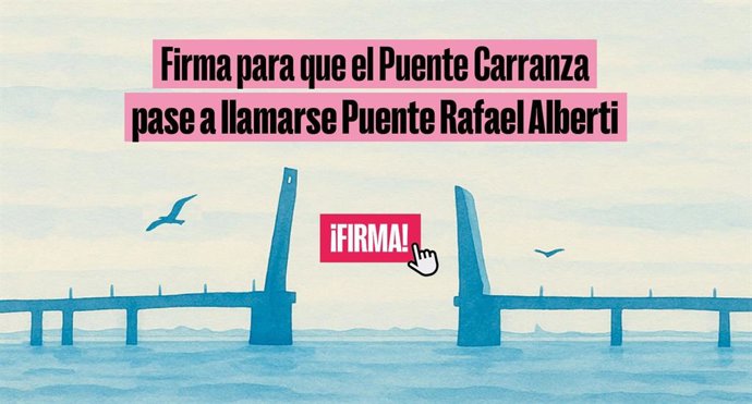Campaña de Sumar para cambiar el nombre del Puente Carranza.