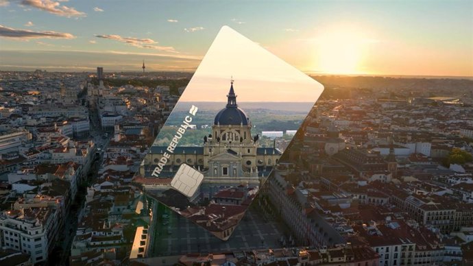 Recurso de Trade Republic sobre el 'skyline' de Madrid (España).