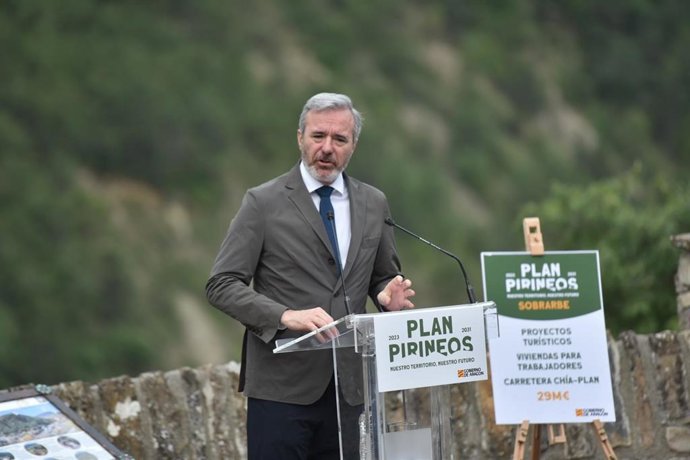 El presidente del Gobierno de Aragón, Jorge Azcón.