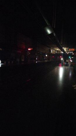 Estación de Benimaclet sin luz