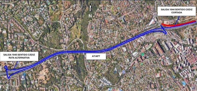 El Gobierno sigue trabajando para reducir los niveles sonoros en la variante de Marbella en la AP-7