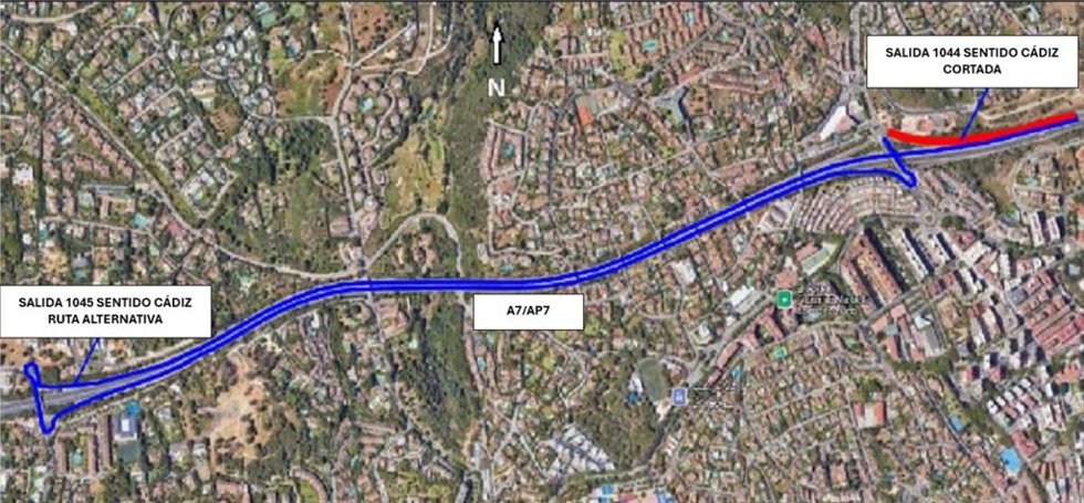 El Gobierno sigue trabajando para reducir los niveles sonoros en la variante de Marbella en la AP-7