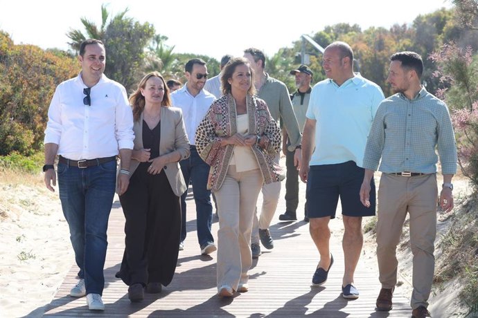 La consejera de Sostenibilidad y Medio Ambiente, Catalina García, en un acto en Rota por el Día del Medio Ambiente