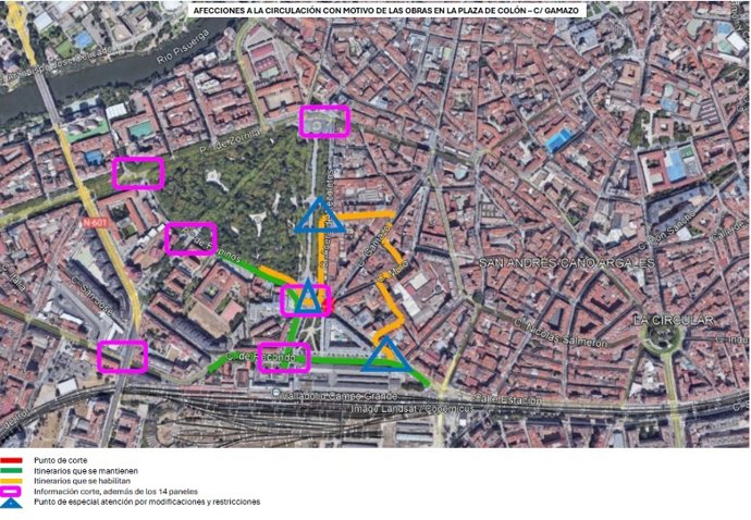 Aquavall acometerá desde el próximo lunes la primera fase de la renovación de la red de abastecimiento y saneamiento de la calle Gamazo
