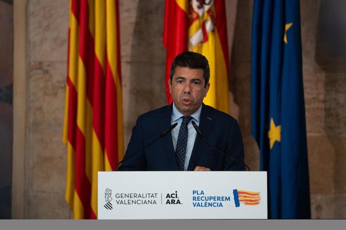 El president de la Generalitat Valenciana, Carlos Mazón