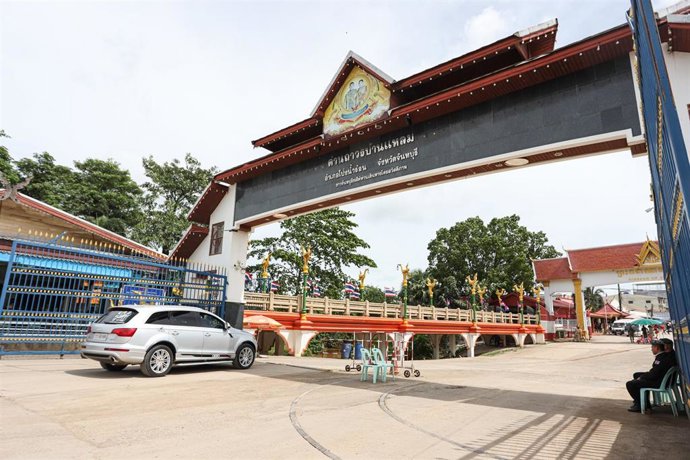 Archivo - Imagen de archivo de un paso fronterizo entre Tailandia y Camboya.