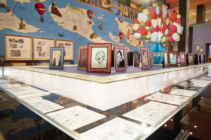 Més de 70 obres de l'autor s'exposen fins al 28 de setembre en la seu madrilenya del Cervantes.