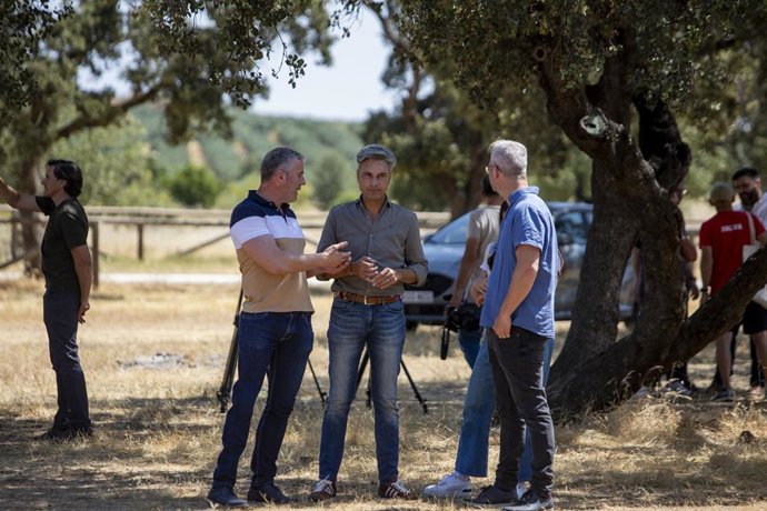 Lorite (centro), durante su participación en los talleres celebrados en La Carlota con motivo del Día Mundial del Medio Ambiente.