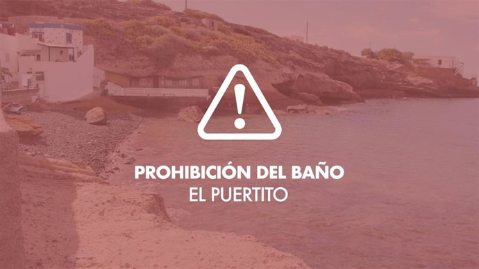 Cerrada de forma temporal una playa de la zona de El Puertito de Adeje por la mala calidad del agua