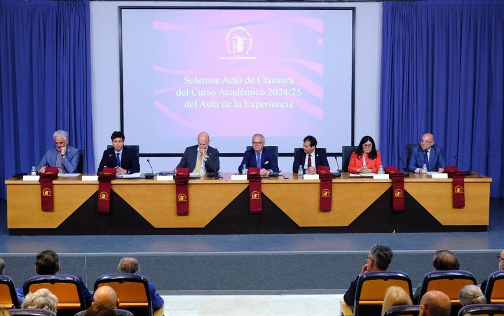 Clausura del Aula de la Experiencia de la US.