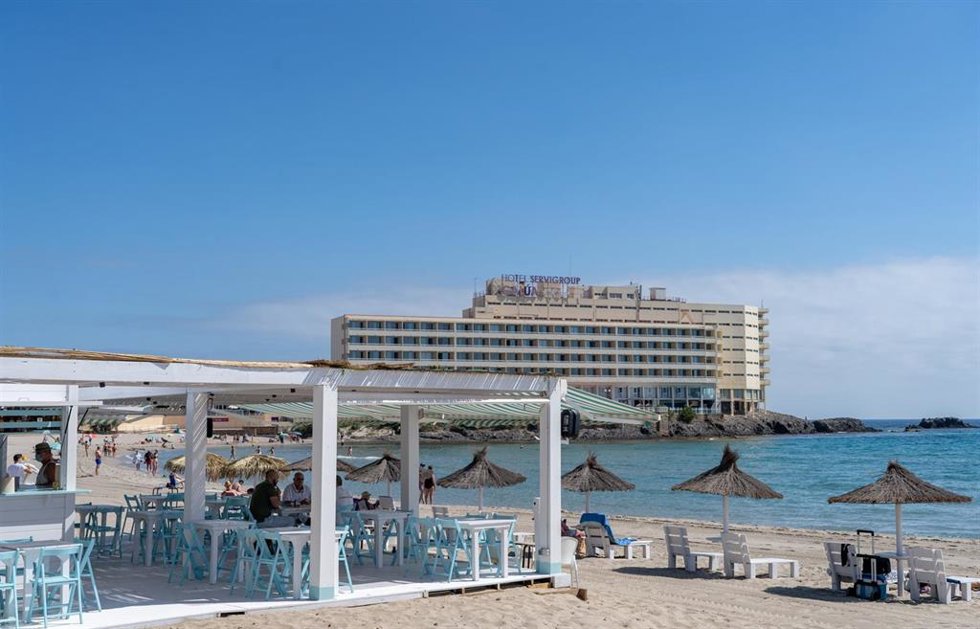 Una playa de Cartagena