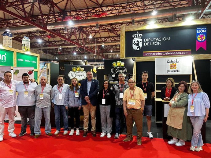 Productores y empresas agroalimentarias leoneses presentes en Salimat (Pontevedra).