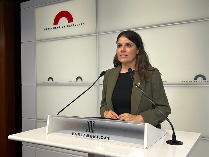 La portavoz de Junts en el Parlament, Mònica Sales