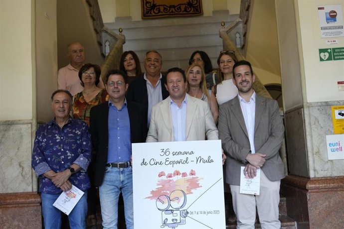 Foto de la presentación de la XXXVI Semana de Cine Español de Mula