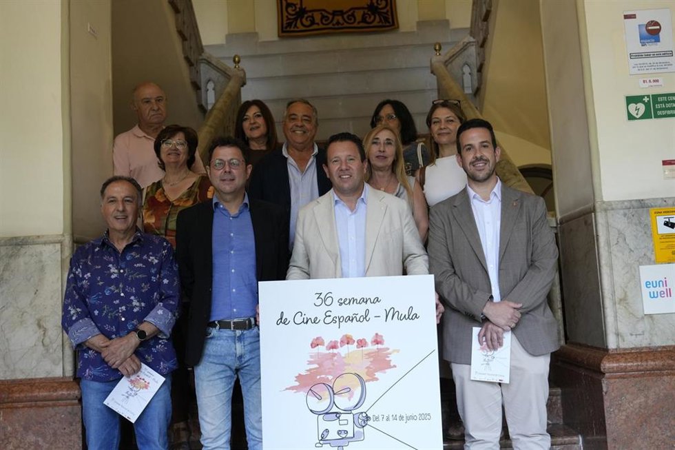 Foto de la presentación de la XXXVI Semana de Cine Español de Mula