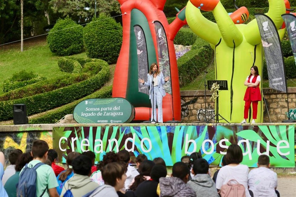 Día Mundial del Medio Ambiente, en el Jardín de Invierno del Parque Grande José Antonio Labordeta