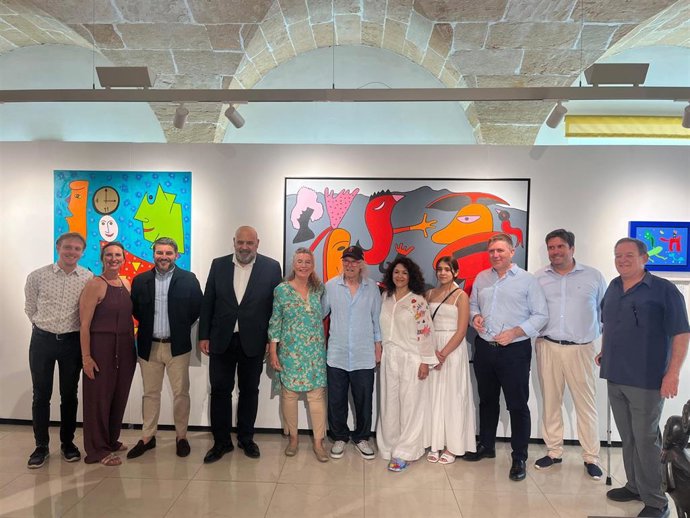 Inauguración de las nuevas exposiciones en la Misericòrdia.