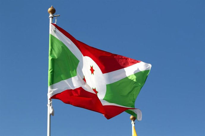 Archivo - Bandera de Burundi